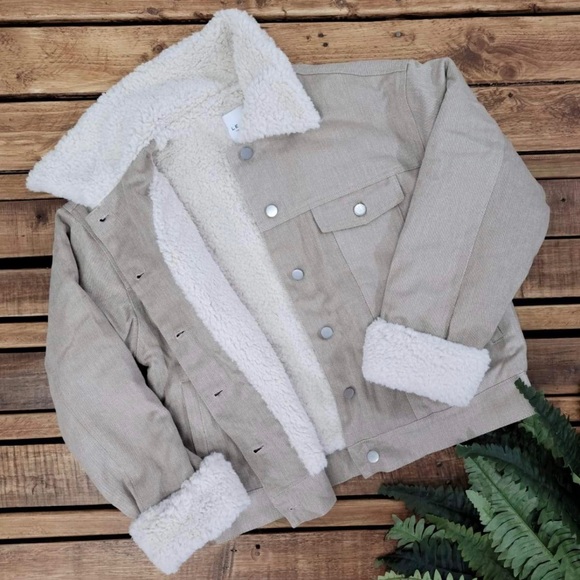 Jackets & Blazers - Jacket Fully Lined with Faux Fur for Women